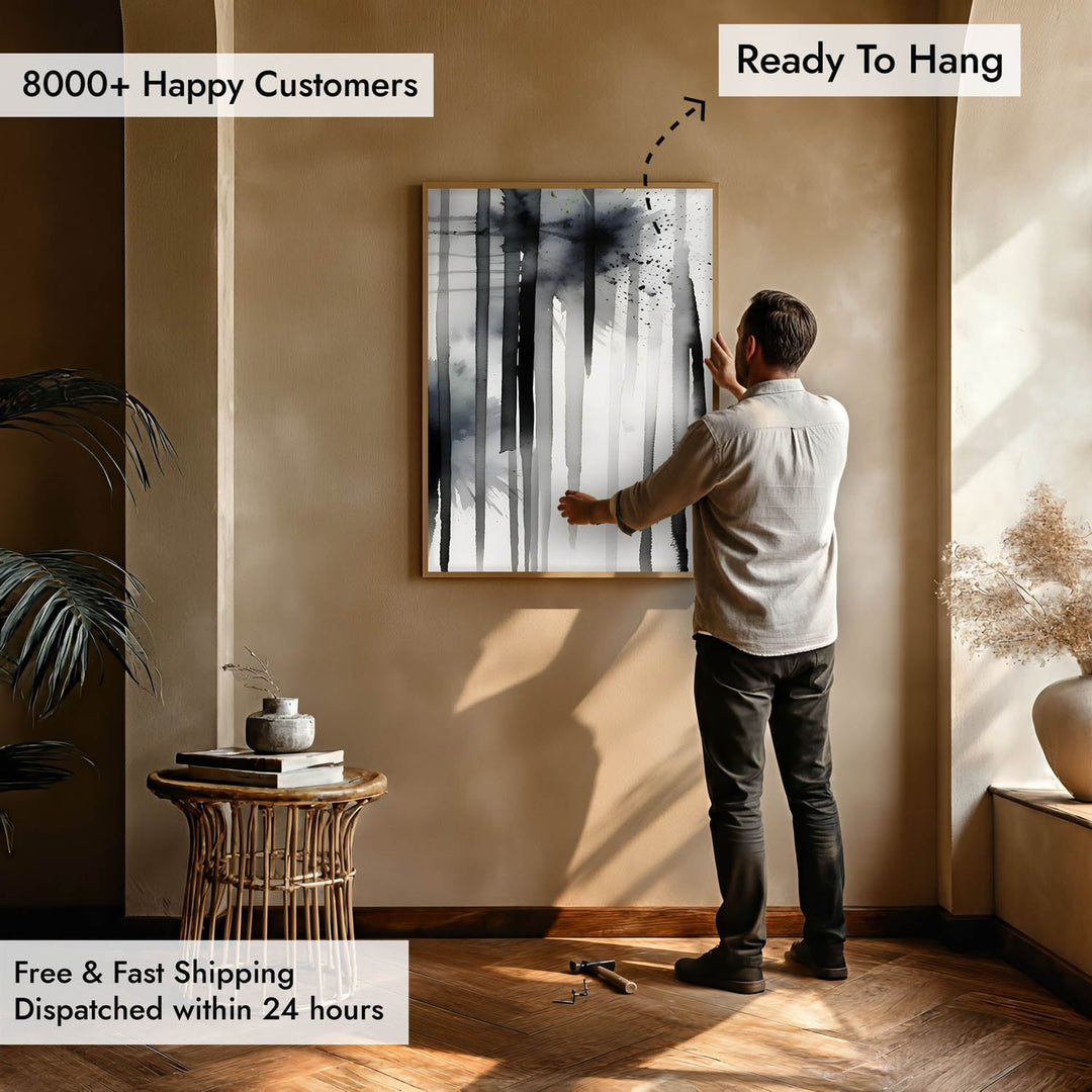 Blot – Abstract Monochrome Art