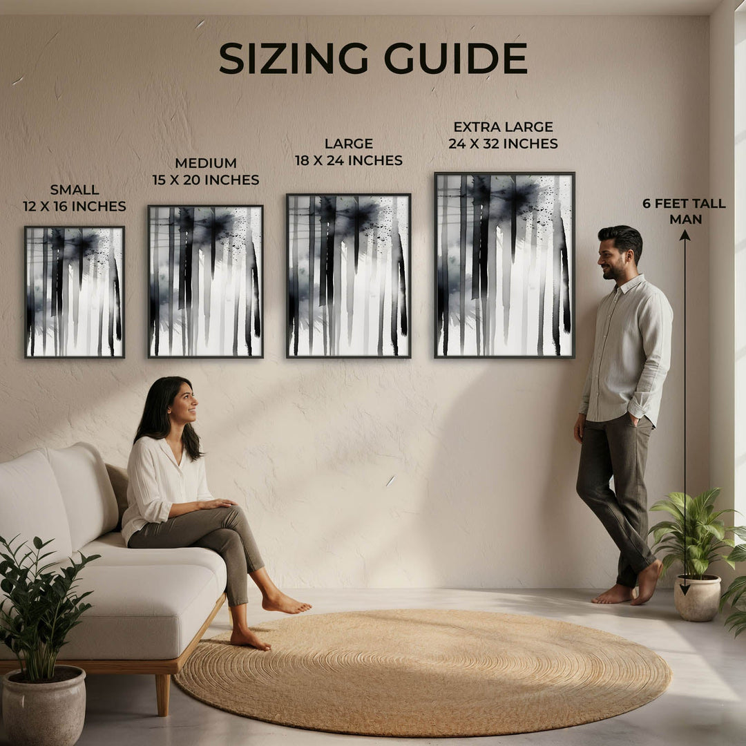 Blot – Abstract Monochrome Art