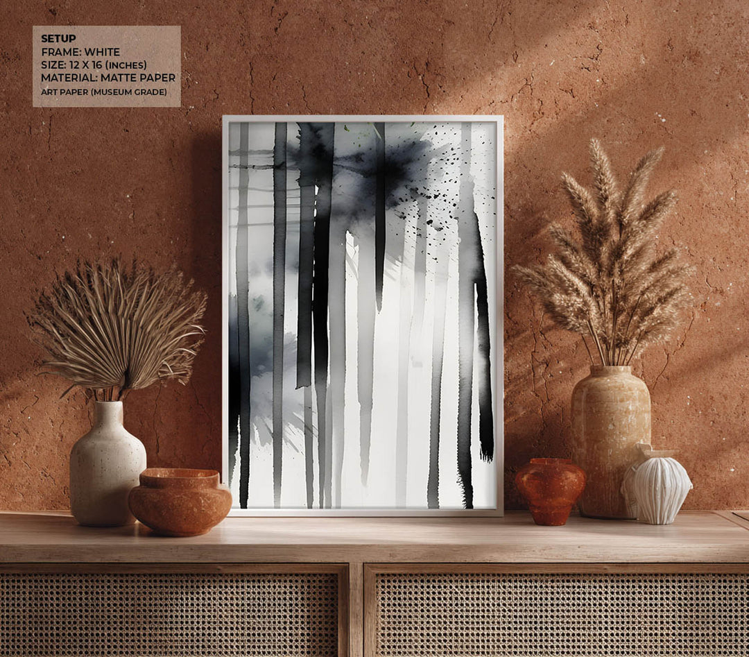 Blot – Abstract Monochrome Art