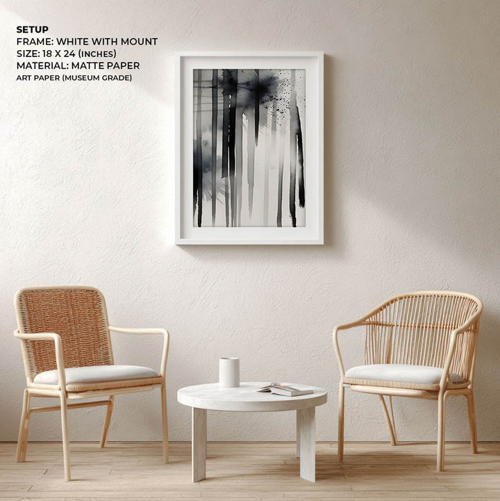 Blot – Abstract Monochrome Art