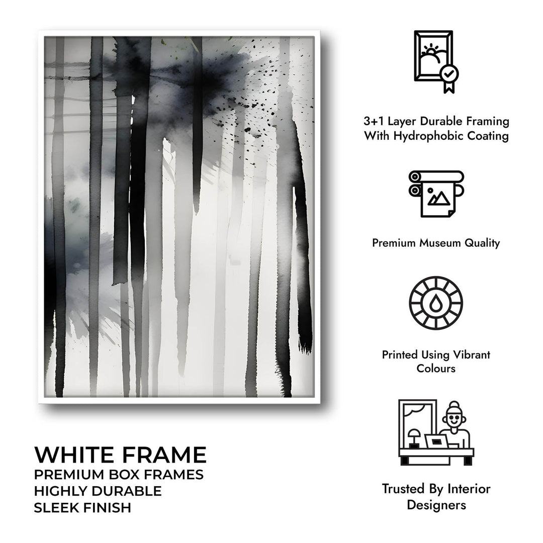 Blot – Abstract Monochrome Art