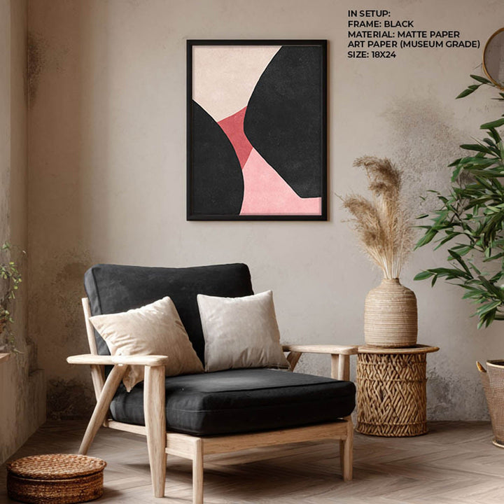 blush & shadow abstract art