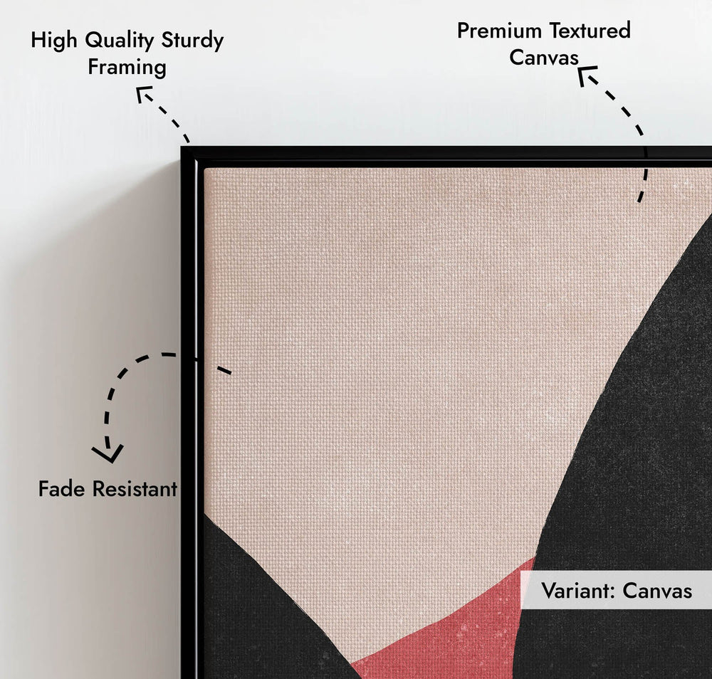 blush & shadow abstract art