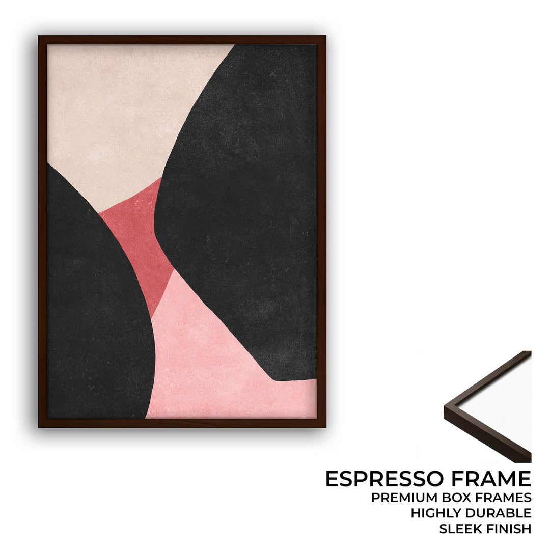 blush & shadow abstract art