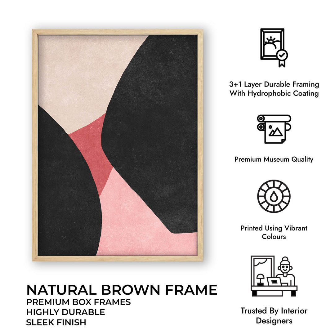 blush & shadow abstract art