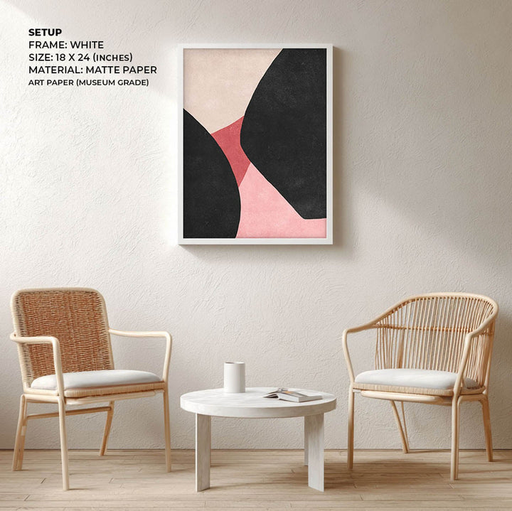 blush & shadow abstract art