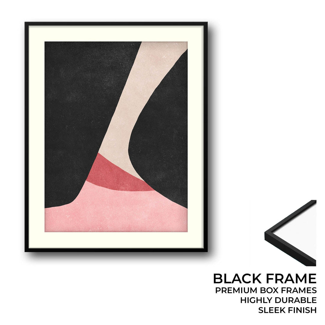 blush & shadow abstract art