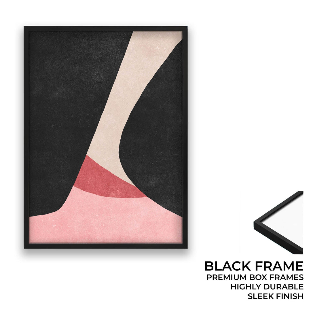 blush & shadow abstract art