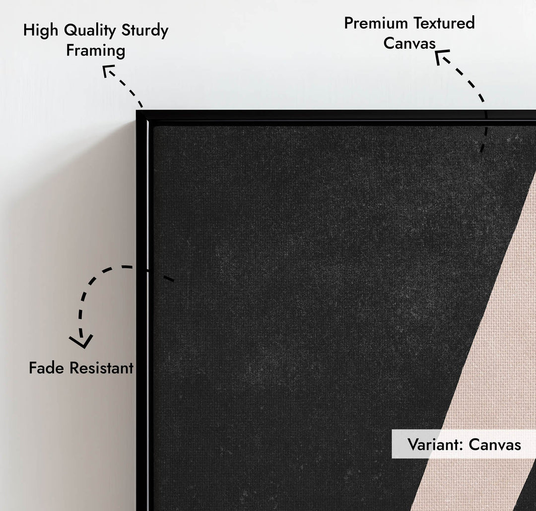 blush & shadow abstract art