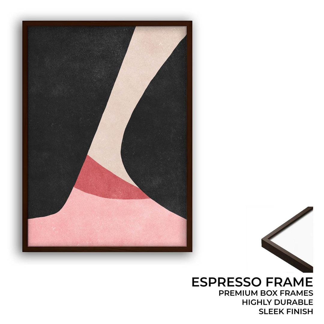 blush & shadow abstract art