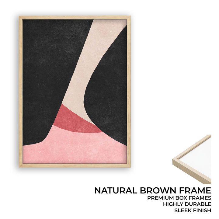 blush & shadow abstract art