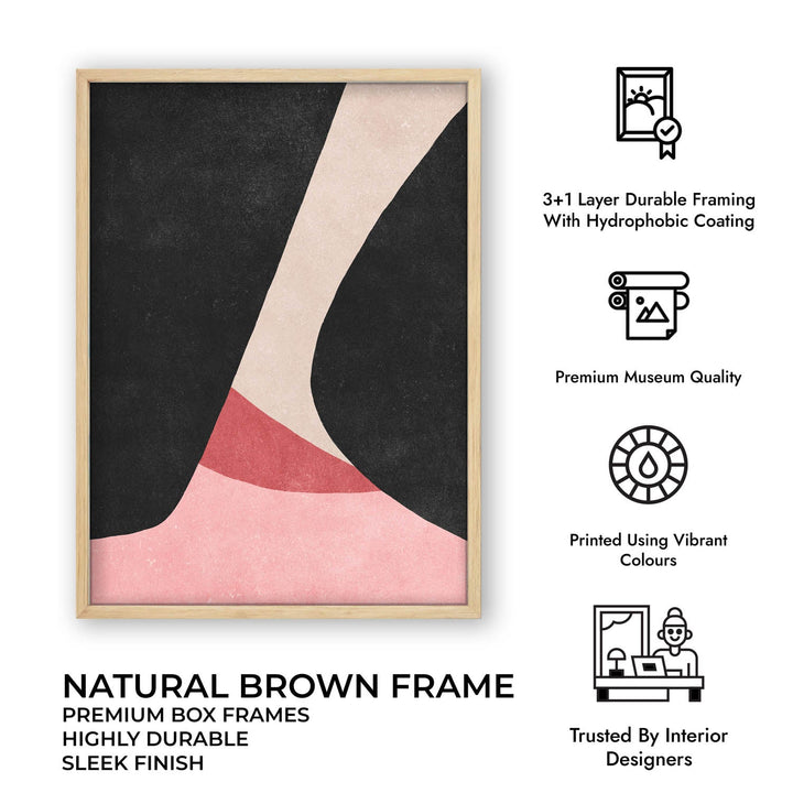 blush & shadow abstract art