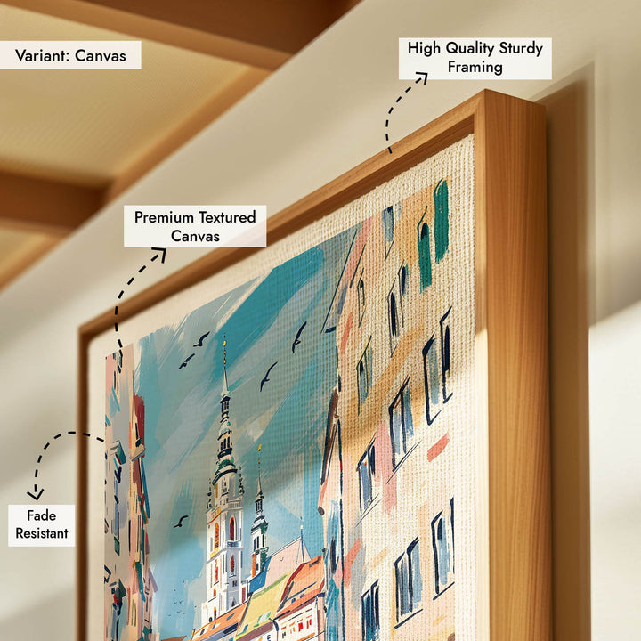 Bratislava | Stockholm - Cities Paintings