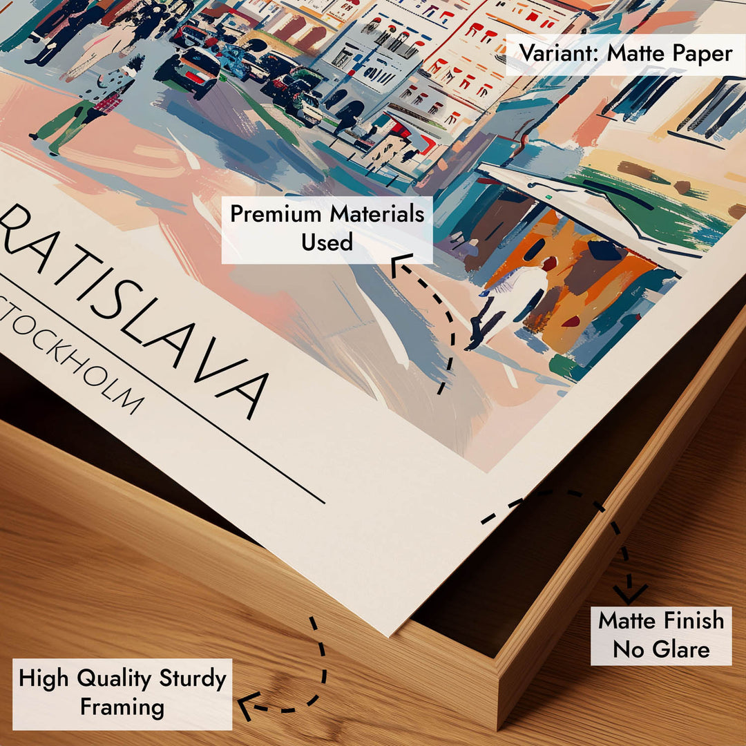 Bratislava | Stockholm - Cities Paintings