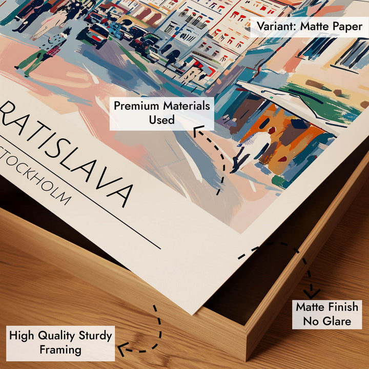 Bratislava | Stockholm - Cities Paintings