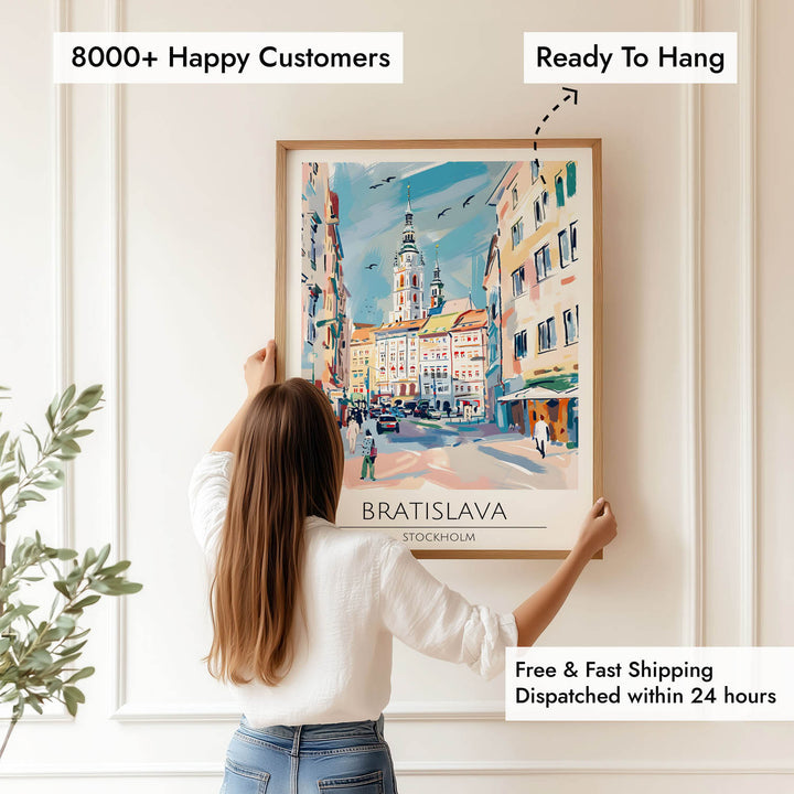 Bratislava | Stockholm - Cities Paintings