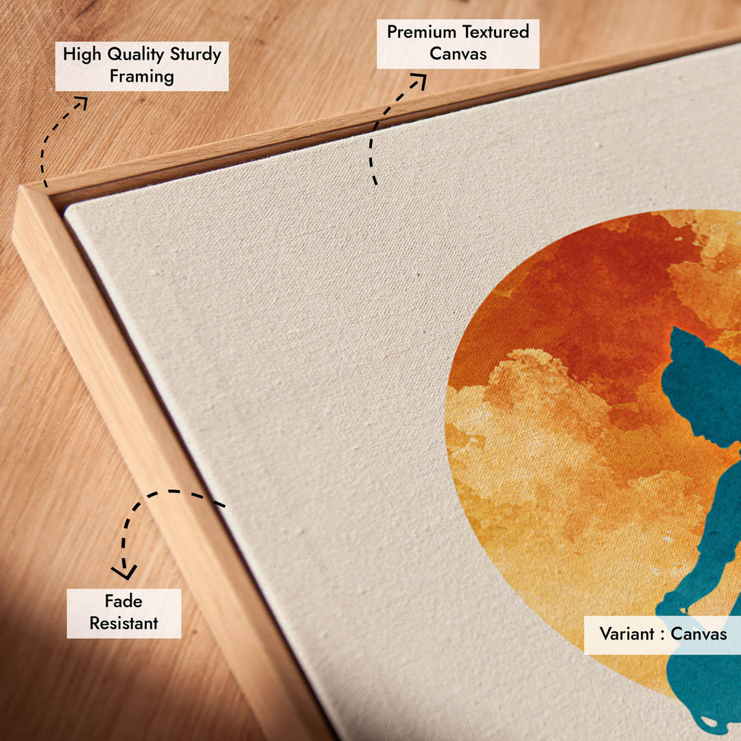 Divine Saraswati Painting – Goddess of Wisdom Wall Art