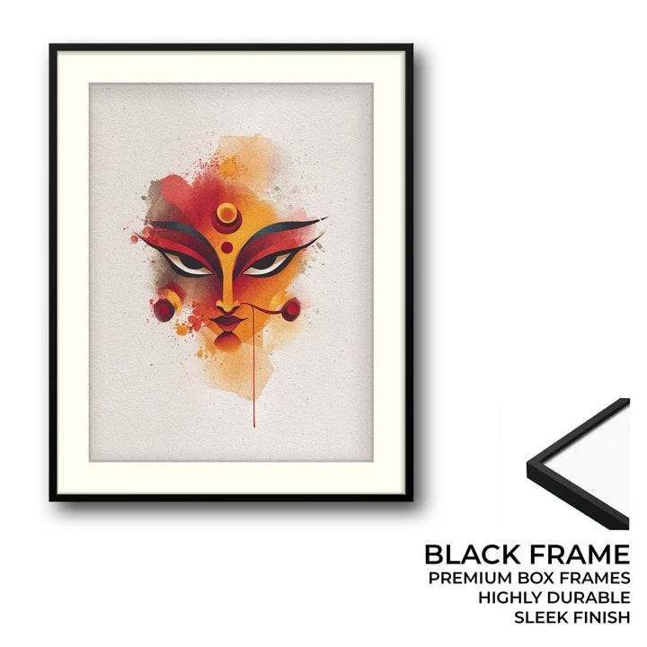 Durga Shakti Painting – Divine Goddess Wall Art