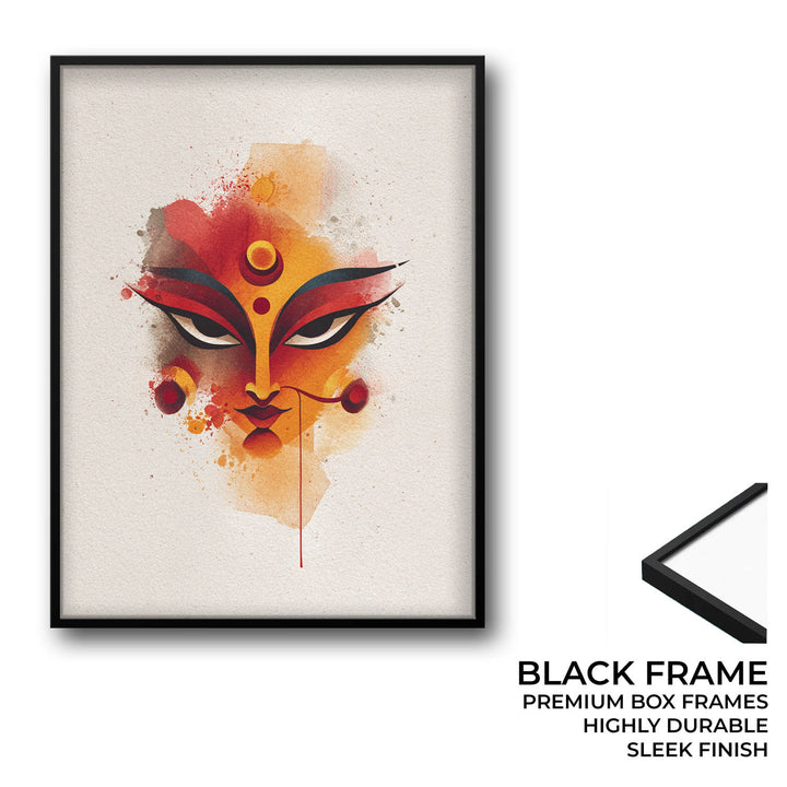 Durga Shakti Painting – Divine Goddess Wall Art