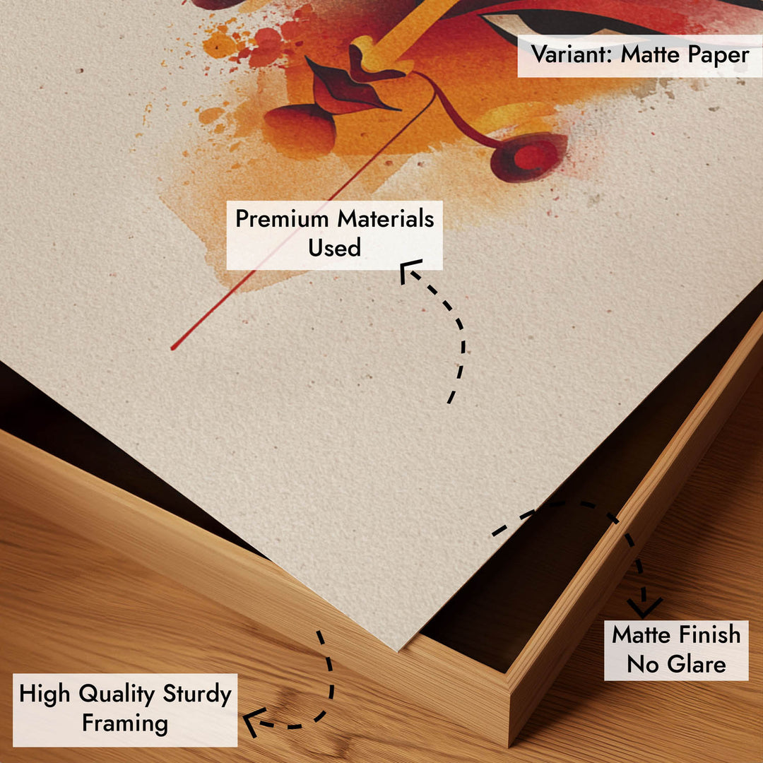 Durga Shakti Painting – Divine Goddess Wall Art