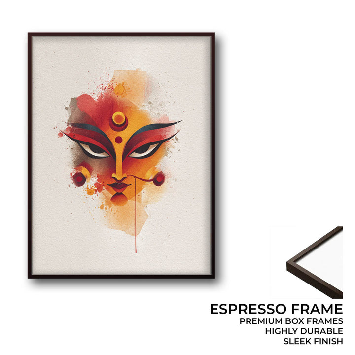 Durga Shakti Painting – Divine Goddess Wall Art