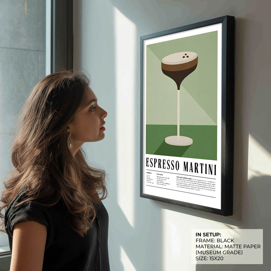 espresso martini kitchen art