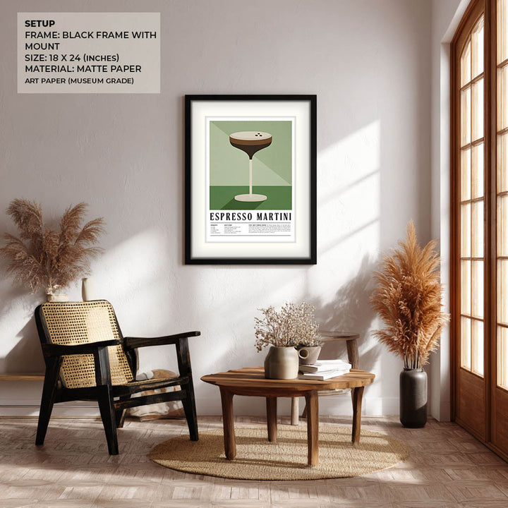 espresso martini kitchen art