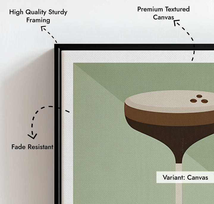 espresso martini kitchen art