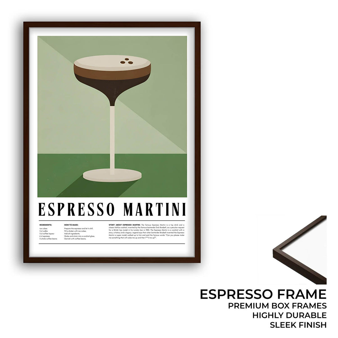espresso martini kitchen art