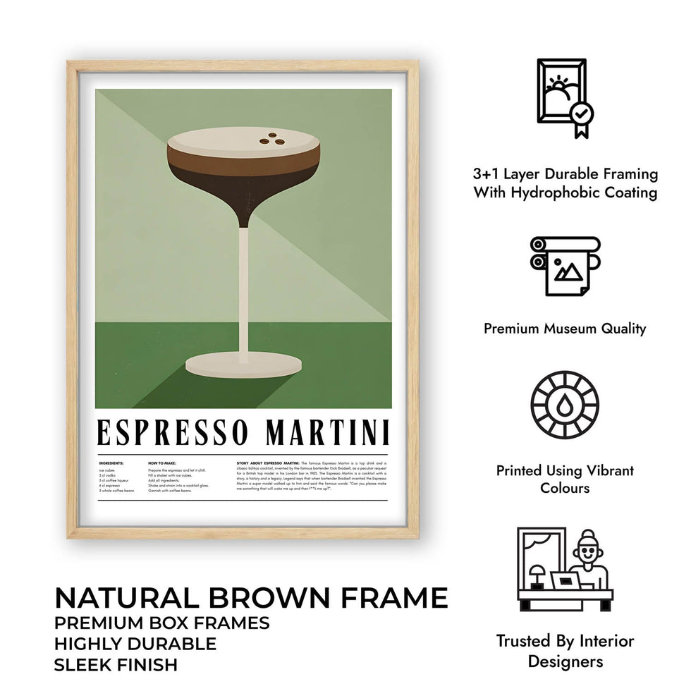 espresso martini kitchen art