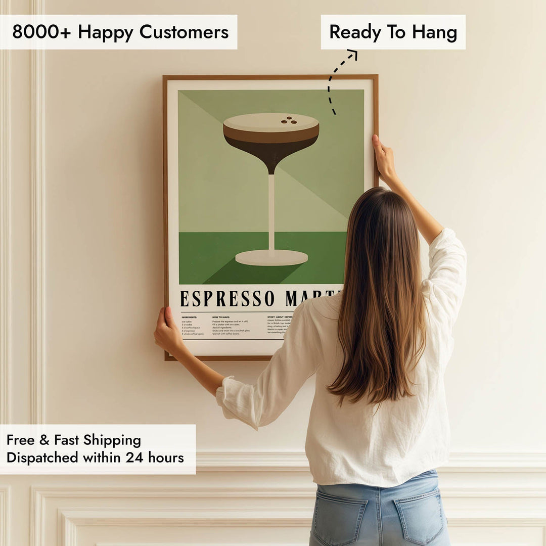 espresso martini kitchen art