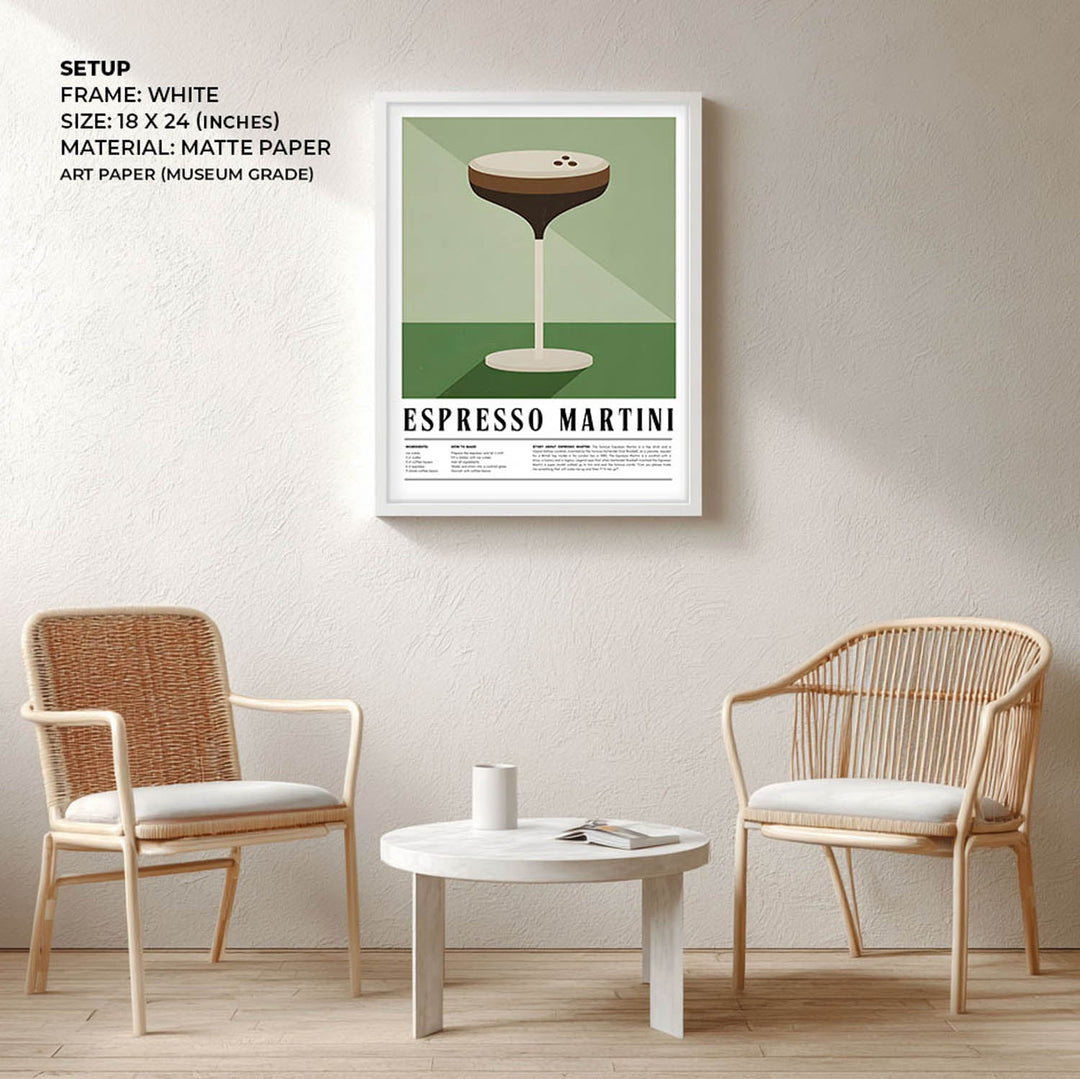 espresso martini kitchen art