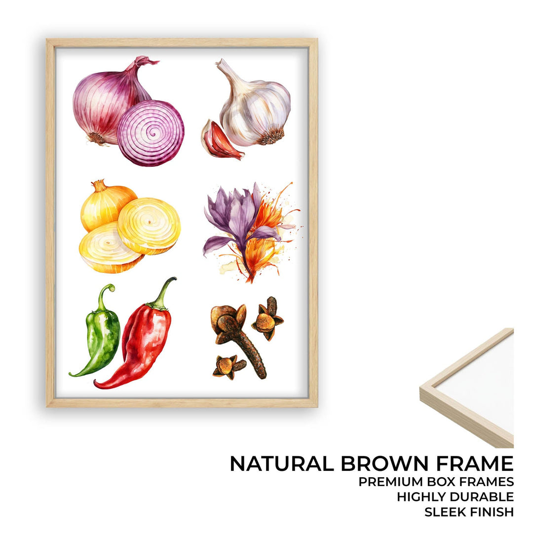 Flavours of Kitchen wall art