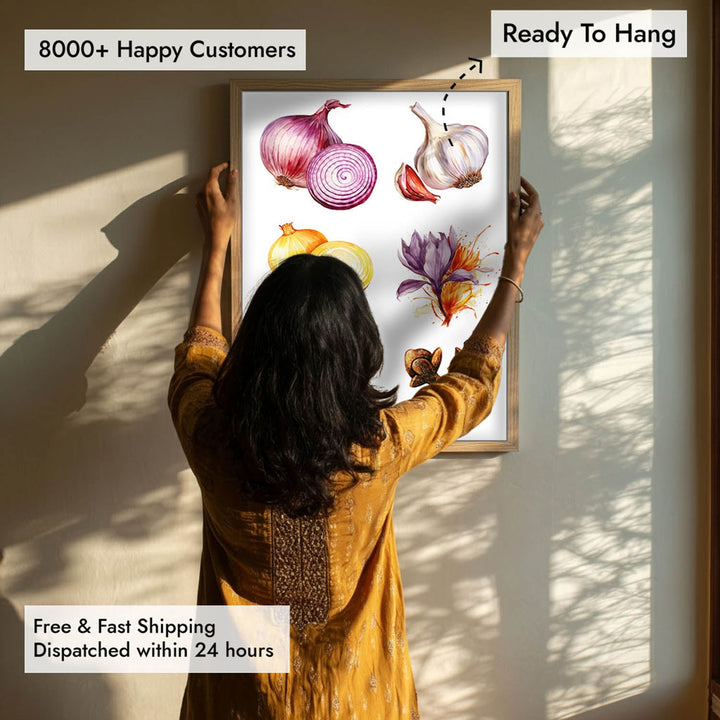 Flavours of Kitchen wall art