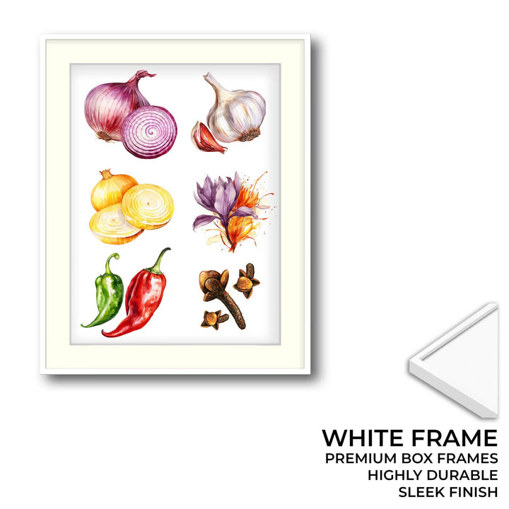 Flavours of Kitchen wall art