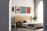 On wall