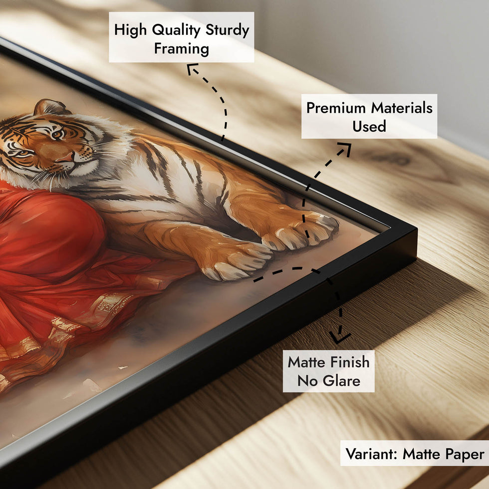 Goddess Durga Blessing wall art print