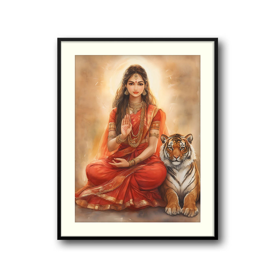 goddess-durga-blessing-vastu-painting