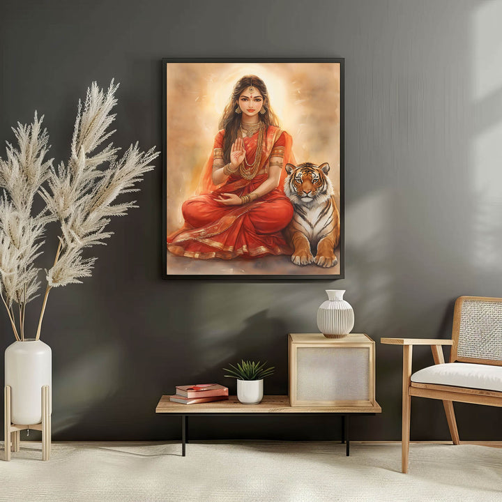 goddess-durga-blessing-vastu-painting