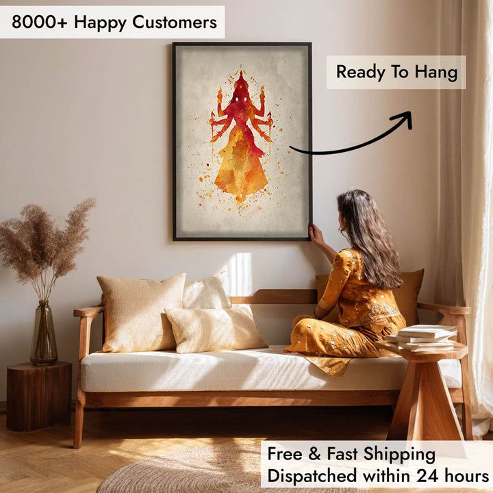 Goddess Durga – Shakti Wall Art
