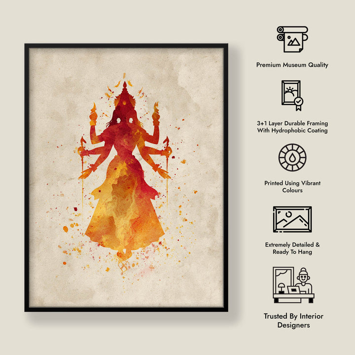 Goddess Durga – Shakti Wall Art