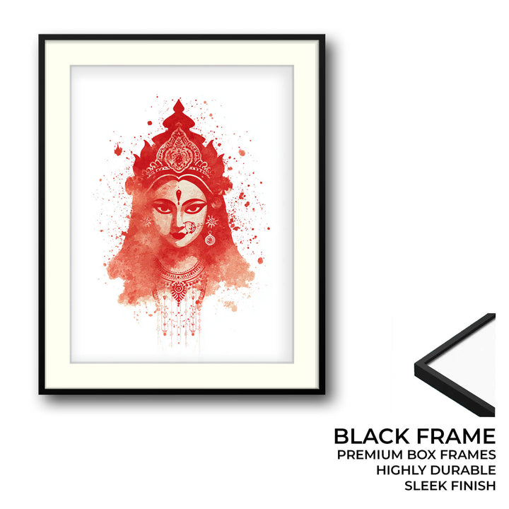 Goddess Durga Wall Art – Devi Shakti Painting