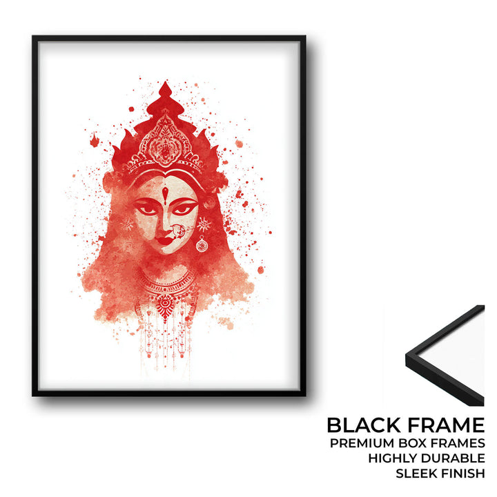 Goddess Durga Wall Art – Devi Shakti Painting