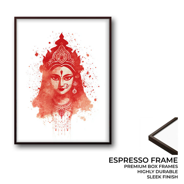 Goddess Durga Wall Art – Devi Shakti Painting
