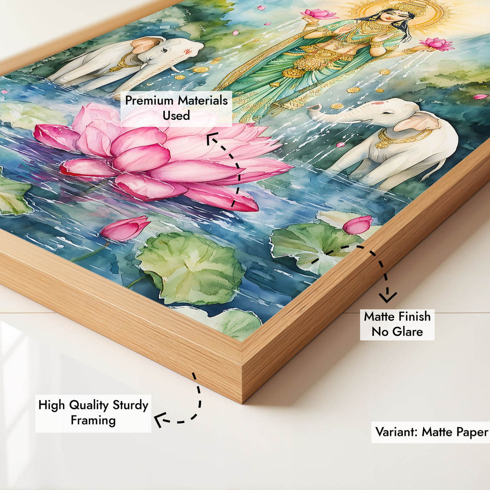 Goddess Gaj Lakshmi - Vastu Painting