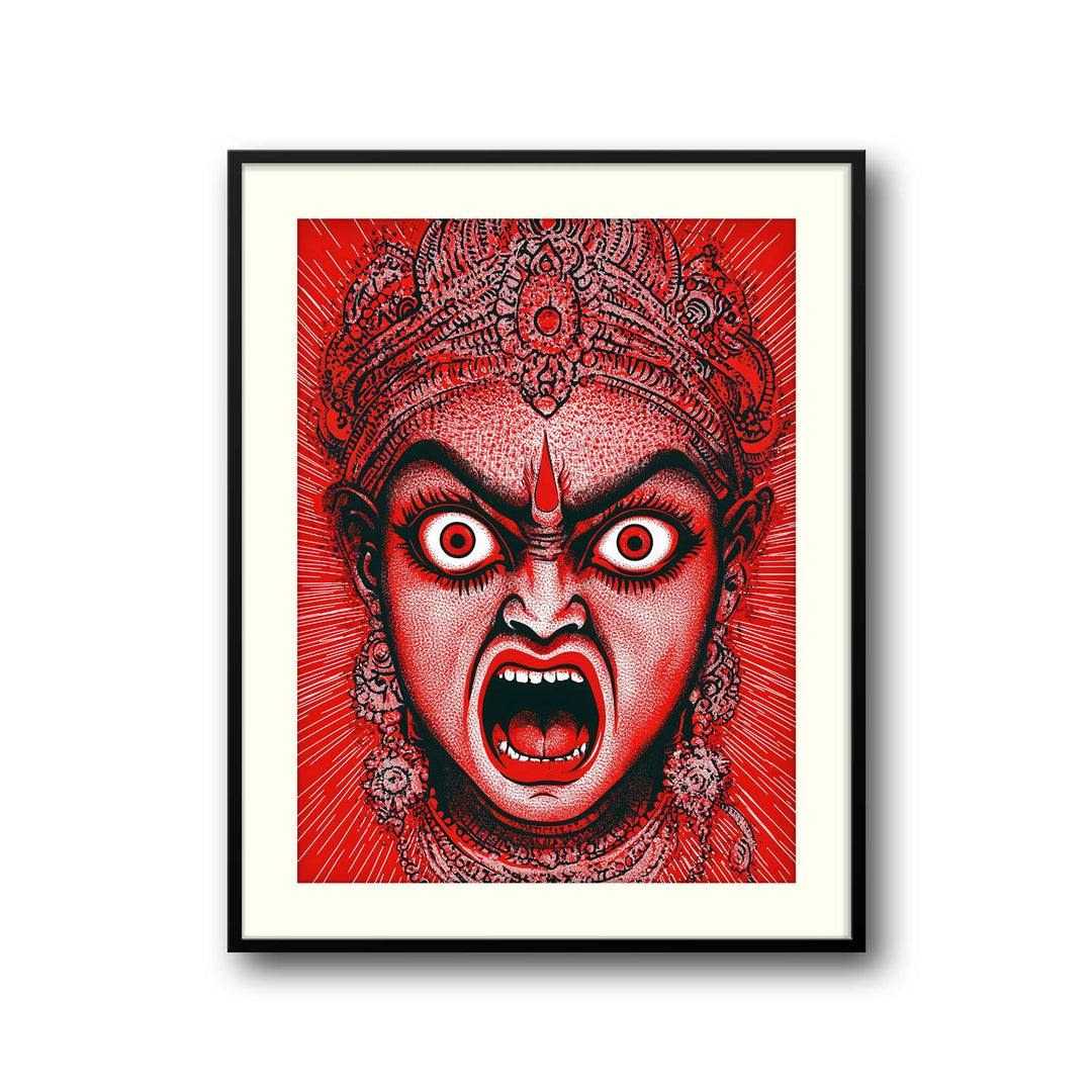 goddess-kali-angry-vastu-painting