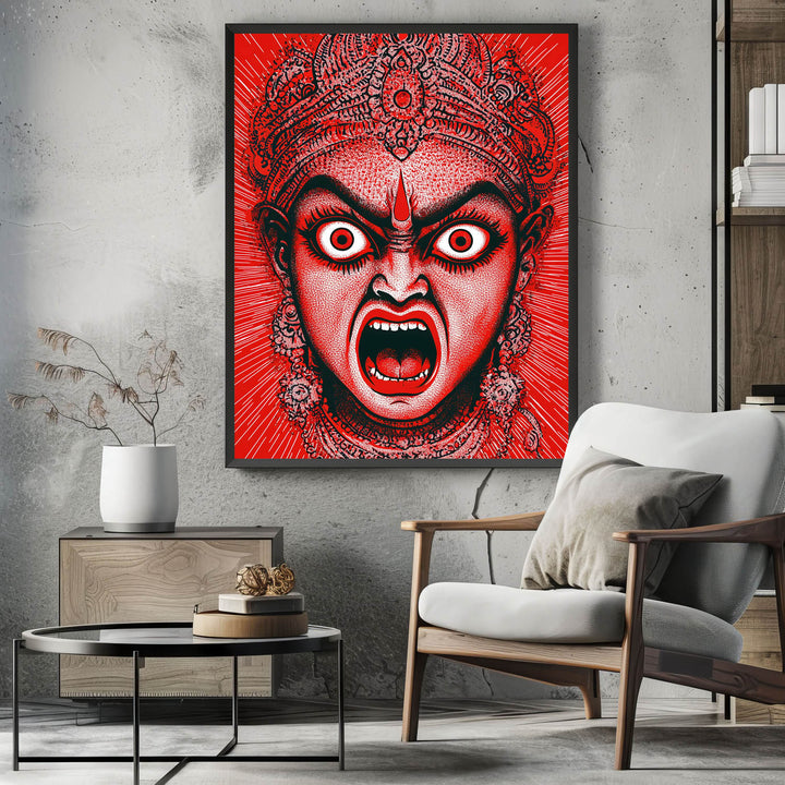 goddess-kali-angry-vastu-painting