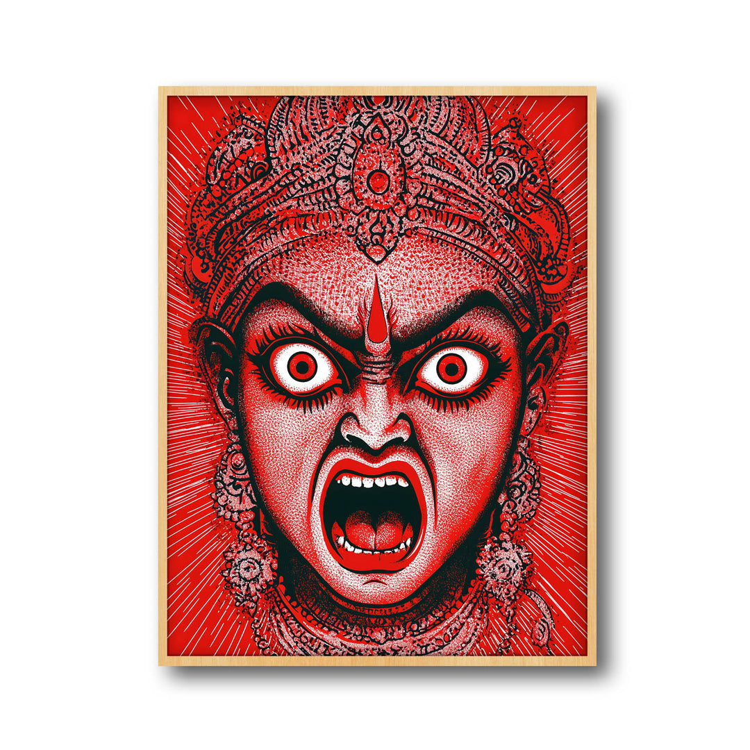 goddess-kali-angry-vastu-painting