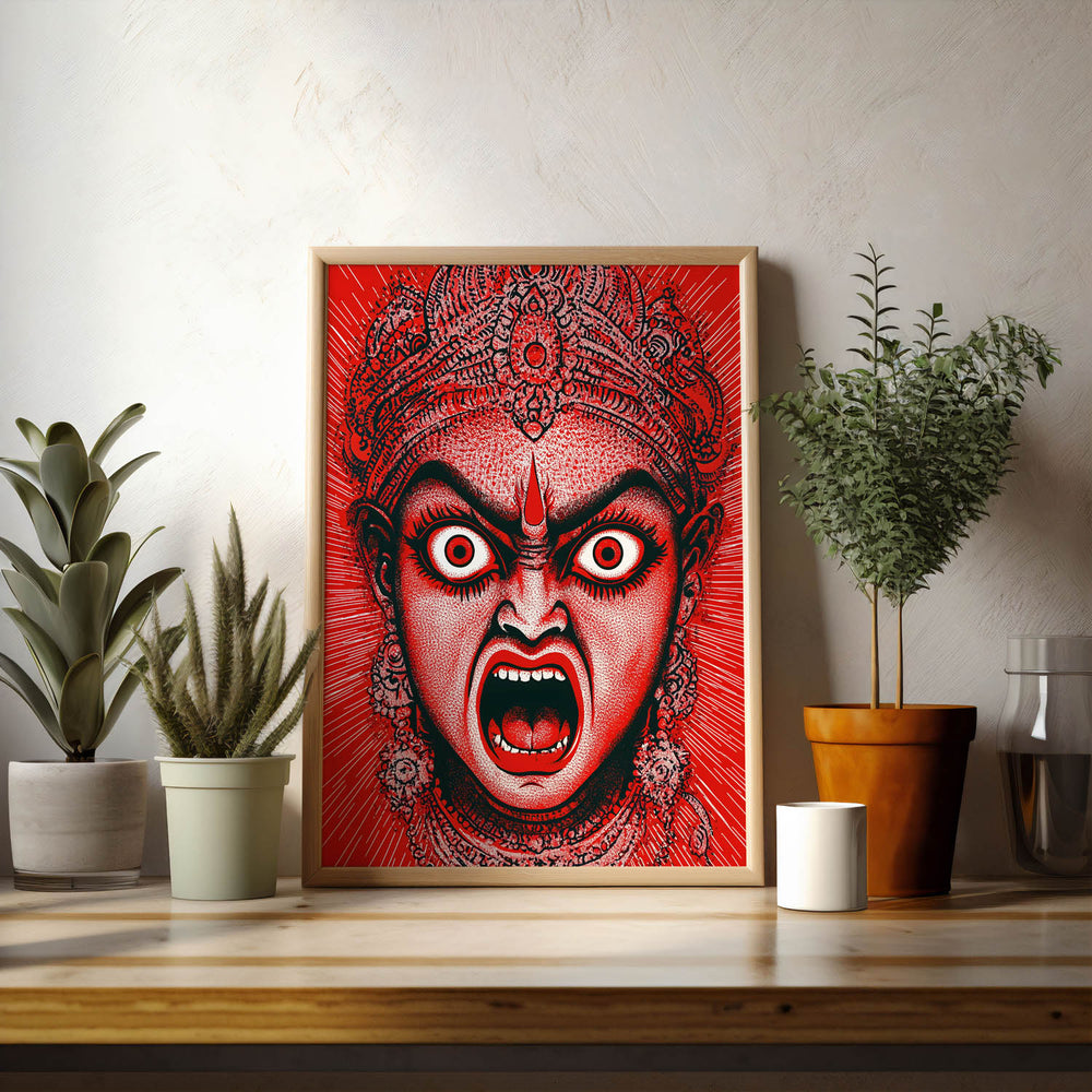 goddess-kali-angry-vastu-painting