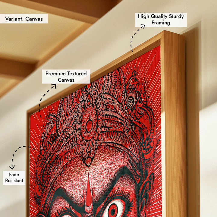 Goddess Kali Angry - Vastu Painting